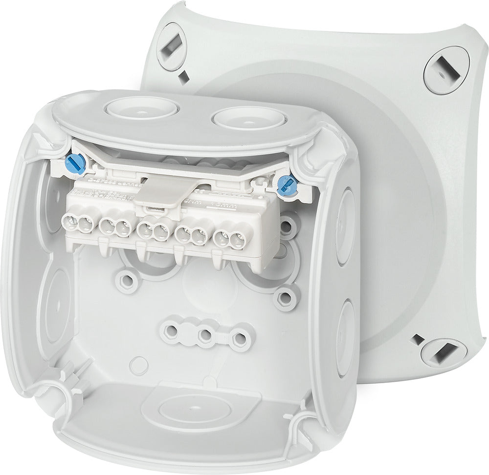 HENSEL Klemmenkasten 2,5qmm 5f Kst AP DK 0202 G 93x93x62mm IP66 hfr