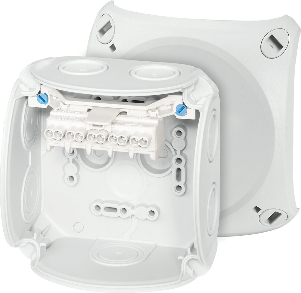 HENSEL Klemmenkasten 2,5qmm 5f Kst AP DK 0402 G 104x104x70mm IP66 hfr