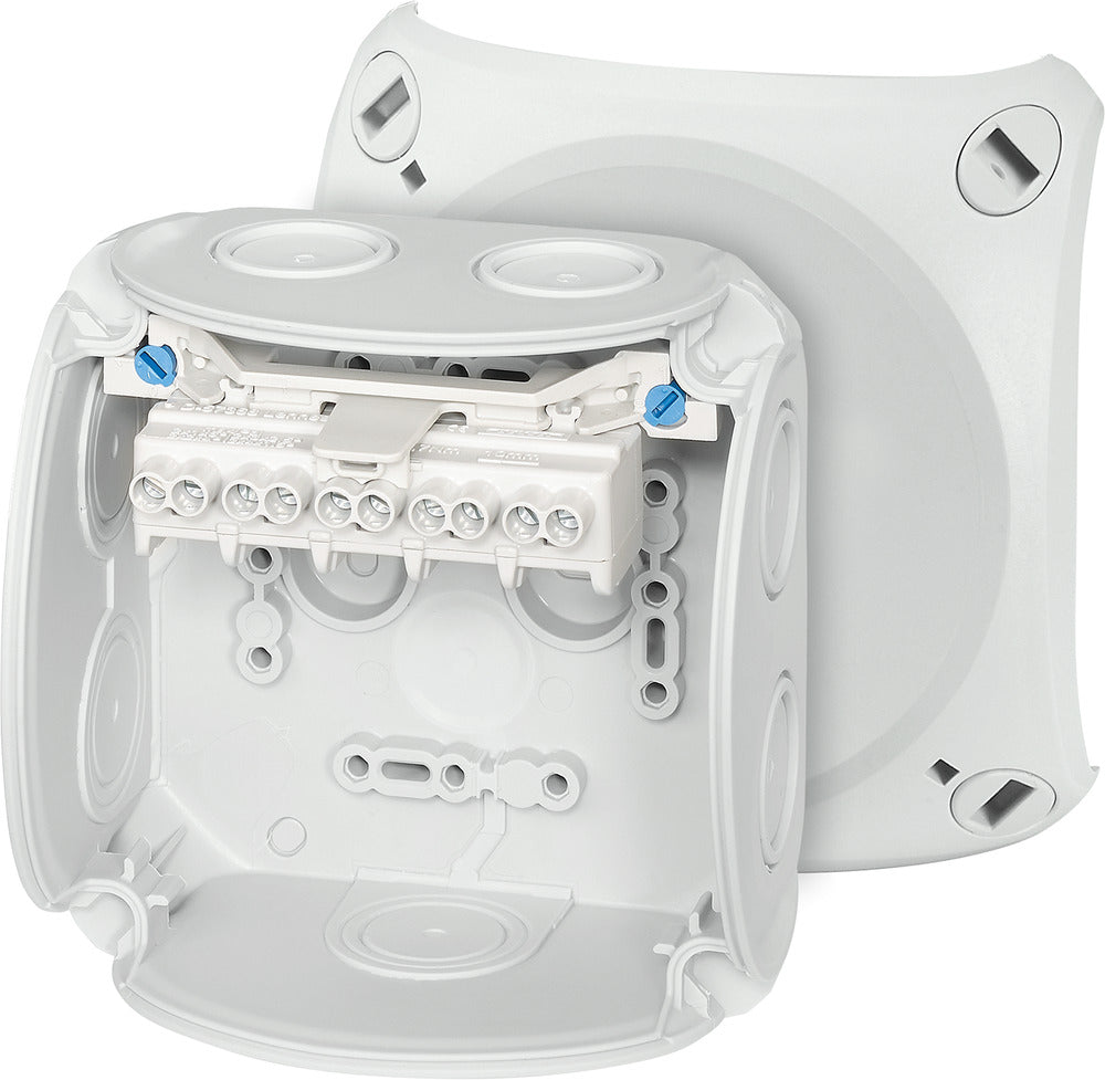 HENSEL Klemmenkasten 4qmm 5f Kst AP IP66 DK 0404 G 104x104x70mm hfr