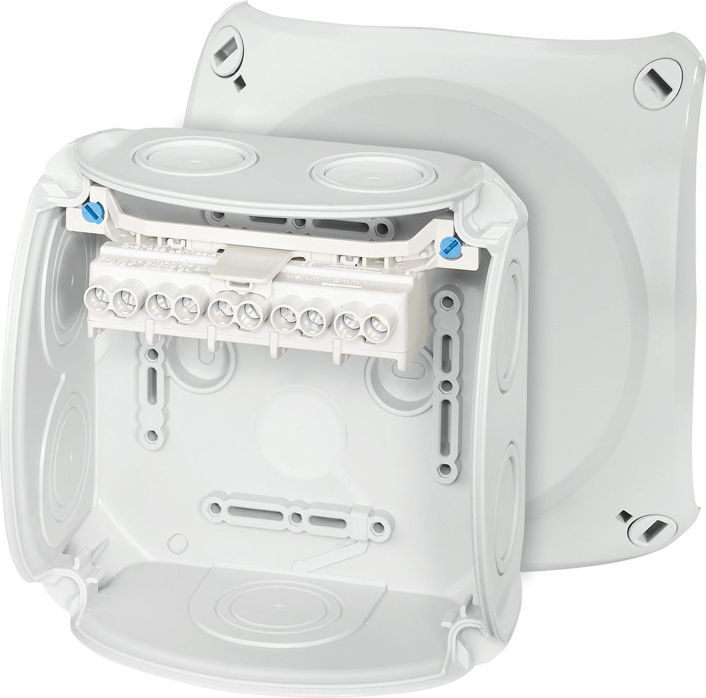 HENSEL Klemmenkasten 6qmm 5f Kst AP IP66 DK 0606 G 130x130x77mm hfr