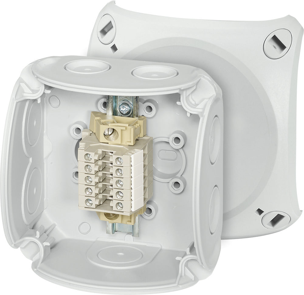 HENSEL Klemmenkasten 2,5qmm 5f Kst AP RK 0205 T 93x93x62mm IP66