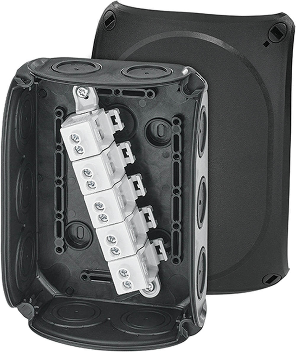 HENSEL Abzweigdose Schraubkl IP66 10qmm DK 1010 B 130x180x77mm rechteck Kst hfr