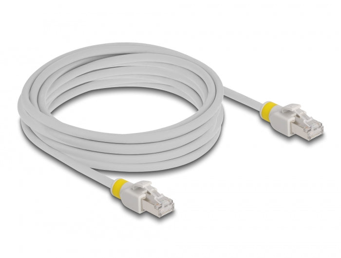 Delock Netzwerkkabel RJ45 Cat.6A S/FTP mit farbigen Clips 5 m