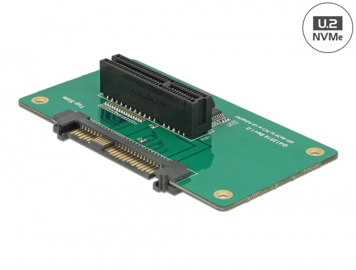 Delock Adapter U.2 SFF-8639 > PCIe x4 mit Befestigungsplatte