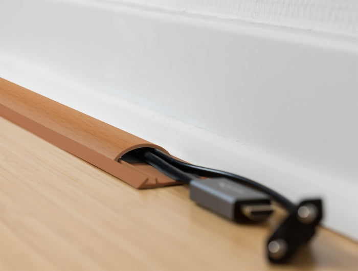 Delock Kabelkanal selbstklebend 50 x 13 mm - Länge 1 m Holzoptik