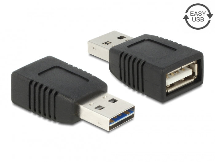 Delock Adapter EASY-USB 2.0-A Stecker > USB 2.0-A Buchse