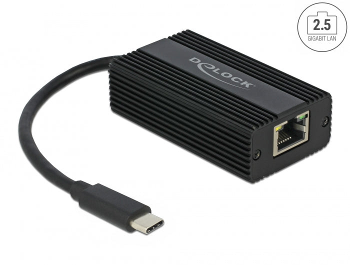 Delock USB Type-C™ Netzwerk Adapter 2,5 Gigabit LAN 1 x RJ45