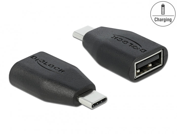 Delock USB Datenblocker USB Type-C™ Stecker zu Typ-A Buchse