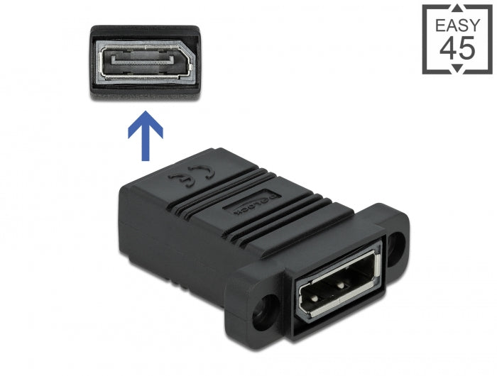 Delock Easy 45 DisplayPort Adapter gerade