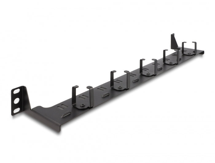 Delock 19″ LWL Rangierpanel 1 HE schwarz