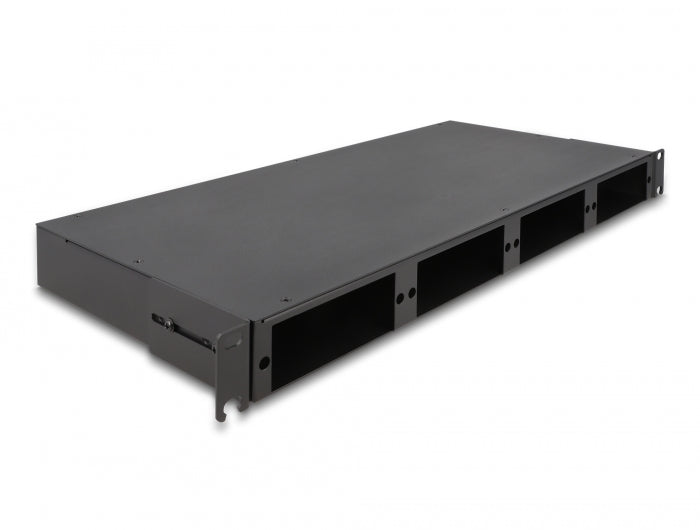 Delock 19″ LWL HD (High Density) Patchpanel 1 HE schwarz