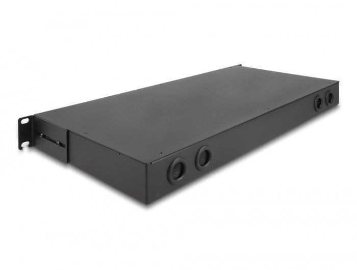 Delock 19″ LWL HD (High Density) Patchpanel 1 HE schwarz
