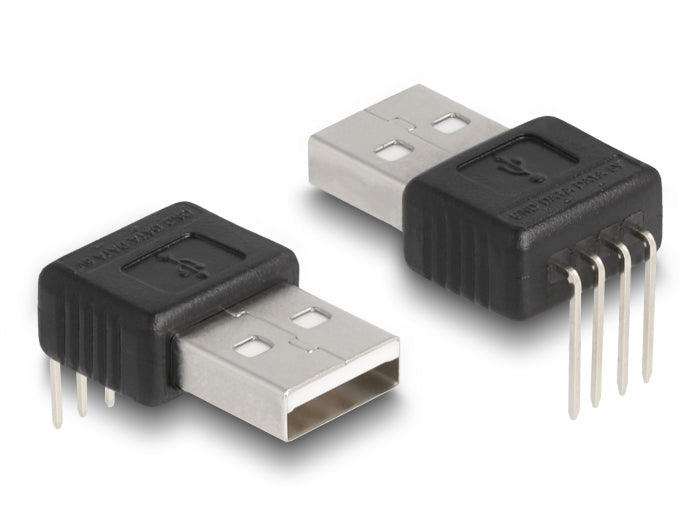 Delock Adapter USB 2.0 Type-A Stecker zu 4 Pin 90° gewinkelt