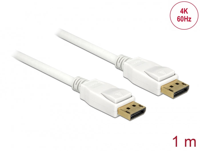 Delock Kabel DisplayPort 1.2 Stecker > DisplayPort Stecker 4K 1 m