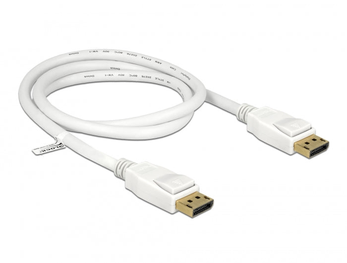 Delock Kabel DisplayPort 1.2 Stecker > DisplayPort Stecker 4K 1 m