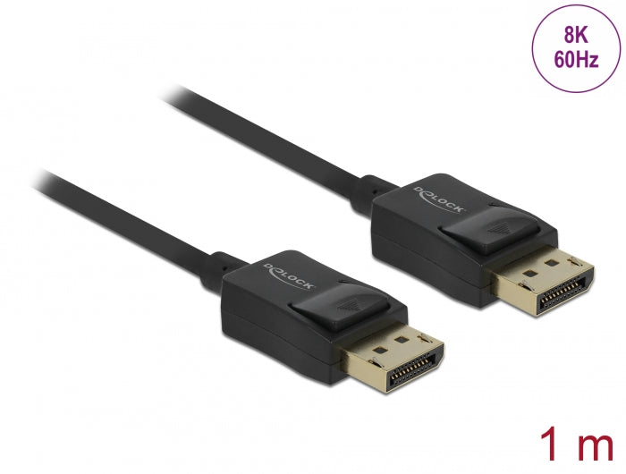 Delock Koaxiales DisplayPort Kabel 8K 60 Hz 1 m