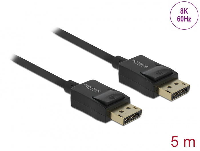 Delock Koaxiales DisplayPort Kabel 8K 60 Hz 5 m