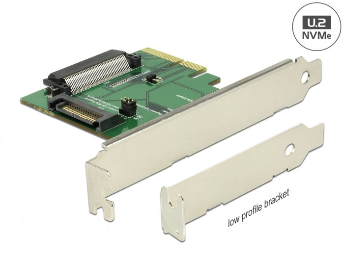 Delock PCI Express x4 Karte > 1 x intern U.2 NVMe SFF-8639 Buchse