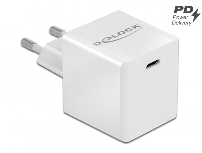 Delock USB GaN Ladegerät 1 x USB Type-C™ PD 3.0 kompakt mit 40 W