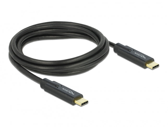 Delock USB 5 Gbps Kabel USB Type-C™ zu USB Type-C™ 2 m PD 5 A E-Marker