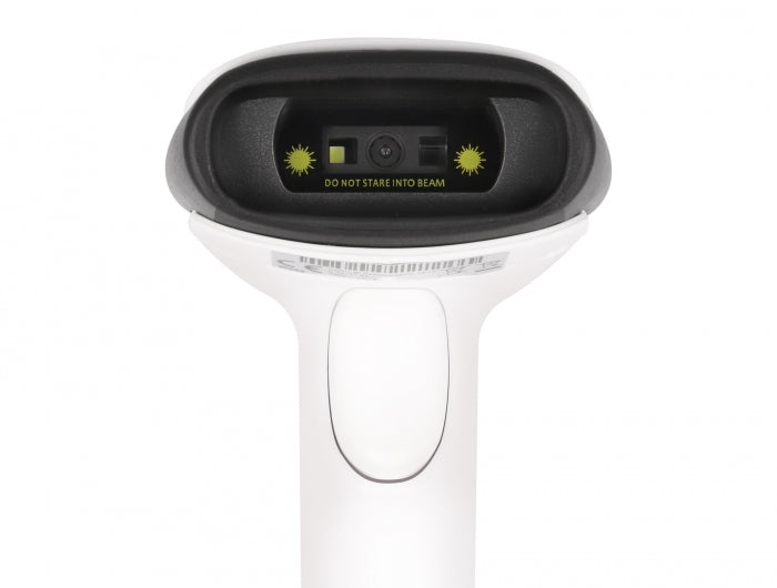Delock Barcode Scanner 1D und 2D für 2,4 GHz, Bluetooth oder USB - weiß