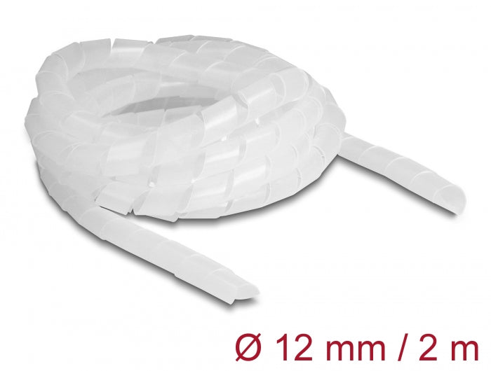 Delock Spiralschlauch flexibel 2 m x 12 mm transparent