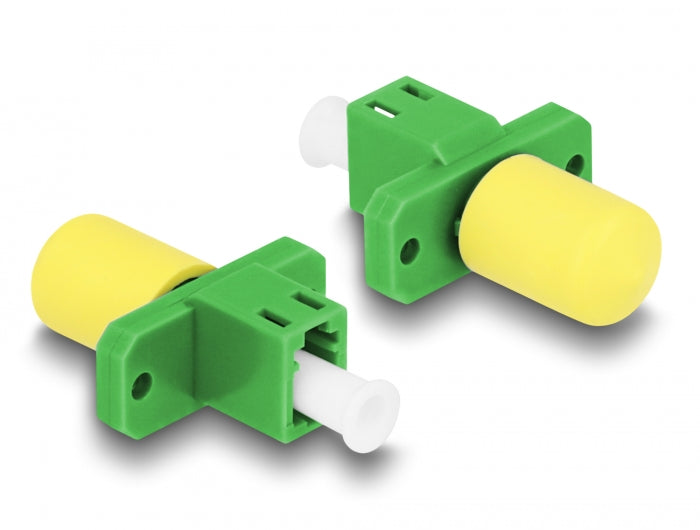 Delock LWL Hybrid Kupplung LC Simplex Buchse zu ST Simplex Buchse grün