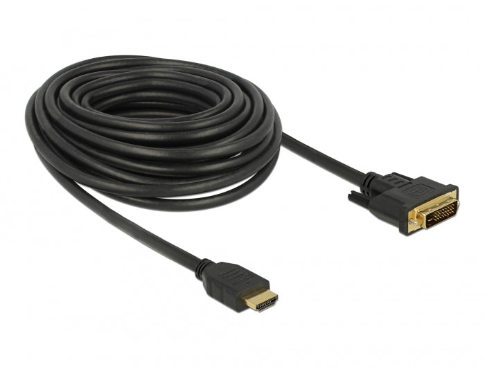 Delock HDMI zu DVI 24+1 Kabel bidirektional 10 m