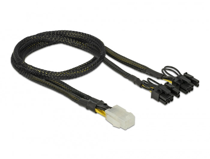 Delock PCI Express Stromkabel 6 Pin Buchse > 2 x 8 Pin Stecker 30 cm