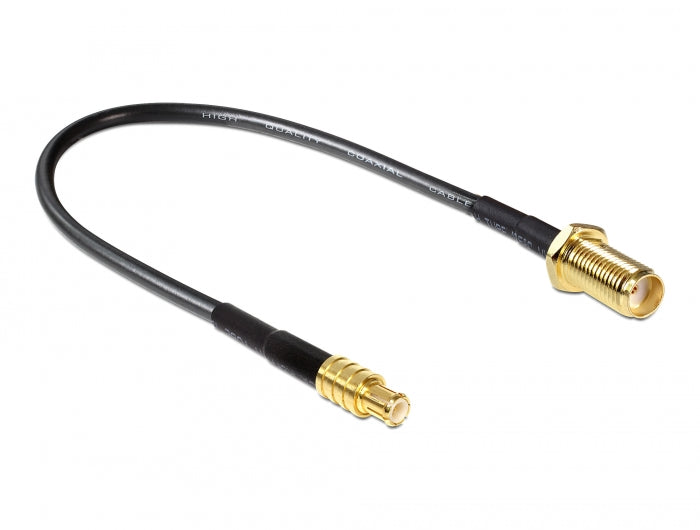 Delock Antennenkabel SMA Buchse zum Einbau > MCX Stecker 200 mm