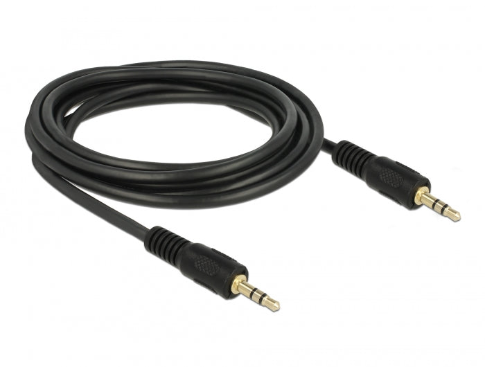 Delock Kabel Audio Klinke 3,5 mm Stecker / Stecker 2,5 m