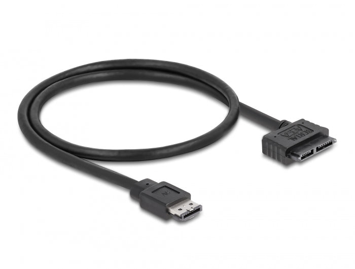 Delock Kabel eSATAp > Slimline SATA13 Pin 0,5 m