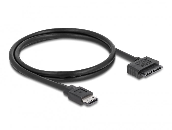 Delock Kabel eSATAp > Slimline SATA13 Pin 1,0 m