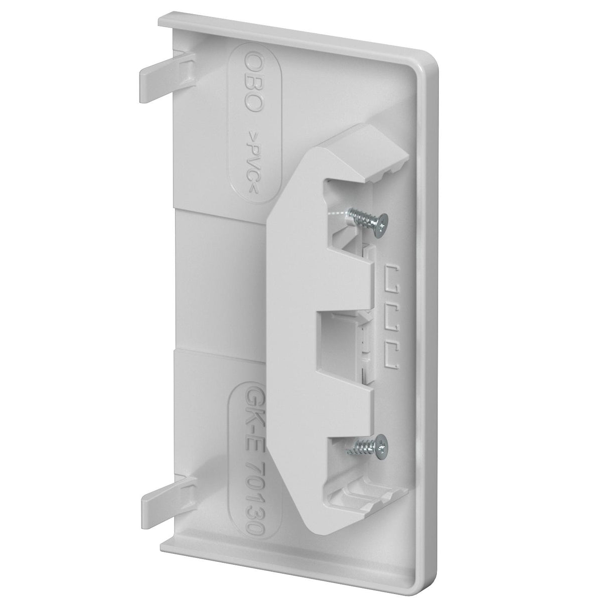 BETTERMANN Endstück GEB-K 130x70mm Kst GK-E70130LGR li/re lgr RAL7035 unbeh