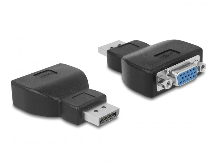 Delock Adapter DisplayPort 1.2 Stecker > VGA Buchse schwarz