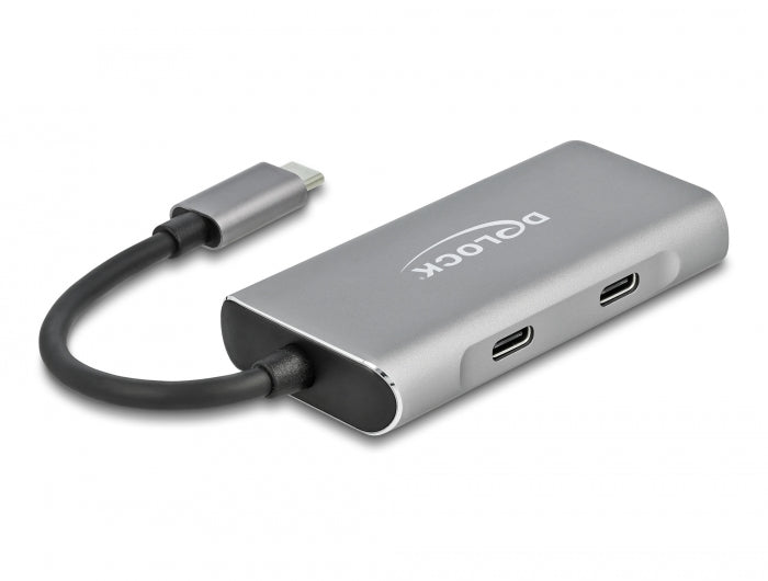 Delock Externer USB 10 Gbps USB Type-C™ Hub mit 2 x USB Typ-A und 2 x USB Type-C™
