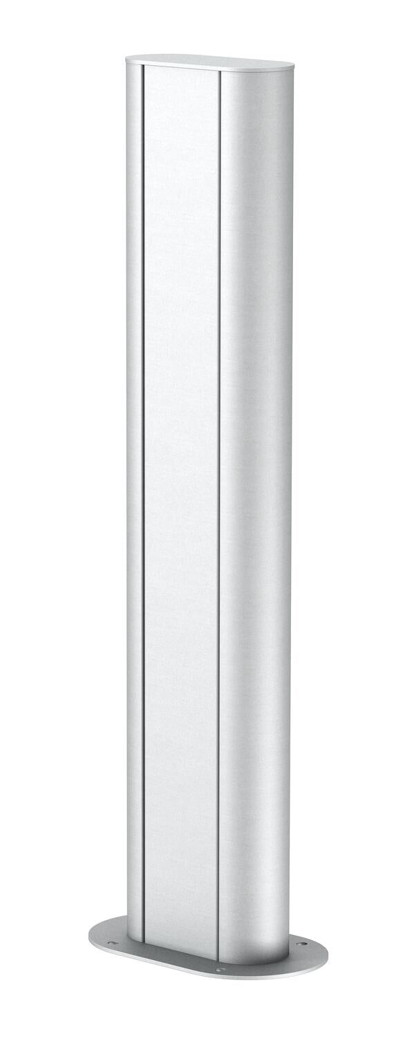 BETTERMANN Installationssäule Alu 675mm ISSOGHS70140EL oval eins Standfuß natur