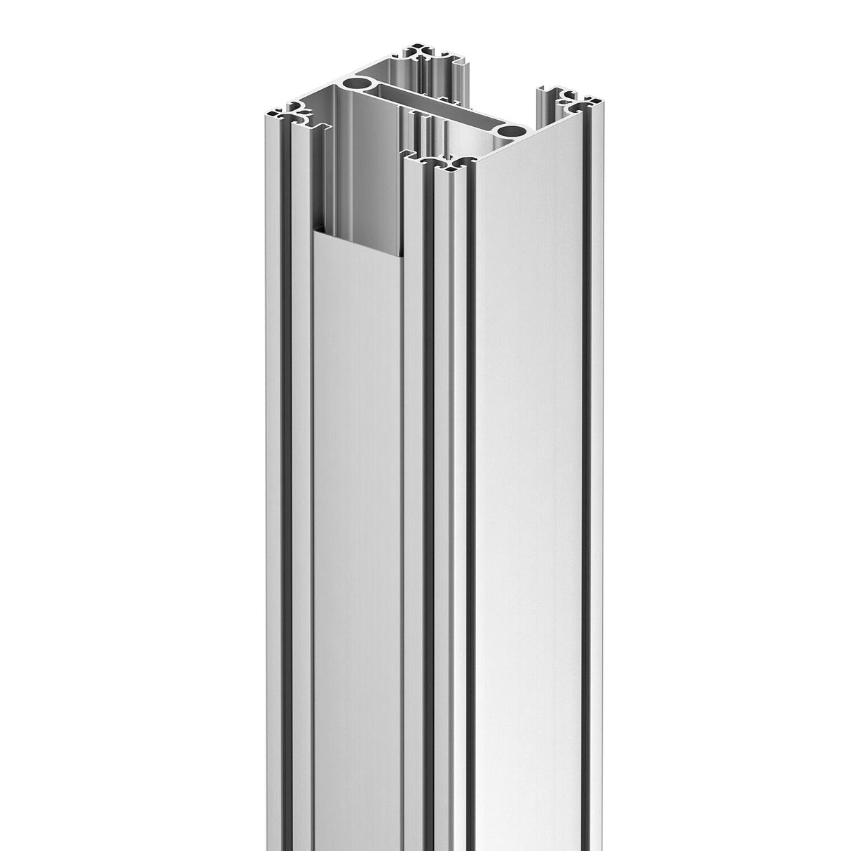 BETTERMANN Installationssäule Alu 4000mm ISS160160IP4 EL quadrat dpls natur