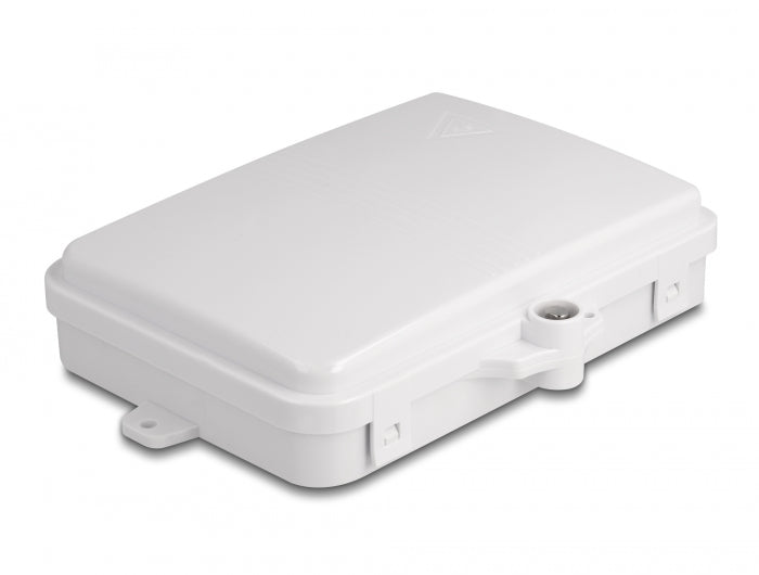 Delock LWL Verteilerbox für Innen- und Außenbereich IP65 wasserfest abschließbar 6 Port weiß