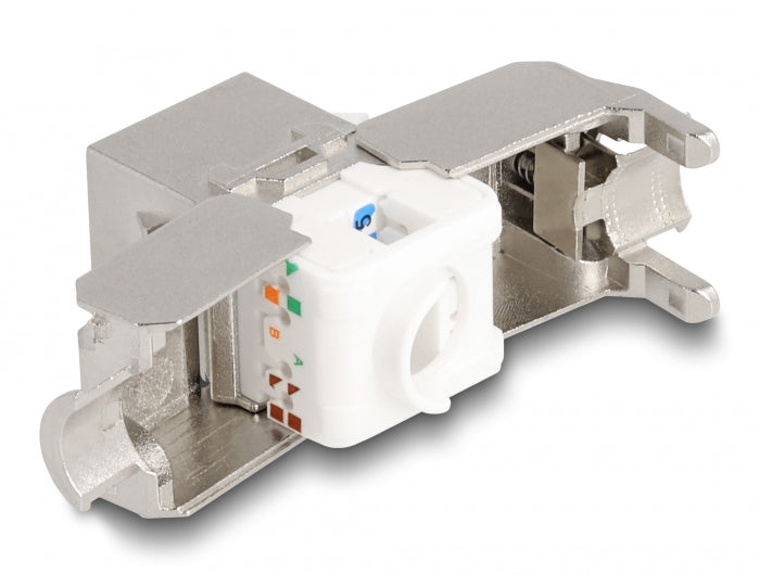 Delock Keystone Modul RJ45 Buchse zu LSA Cat.6A mit LED