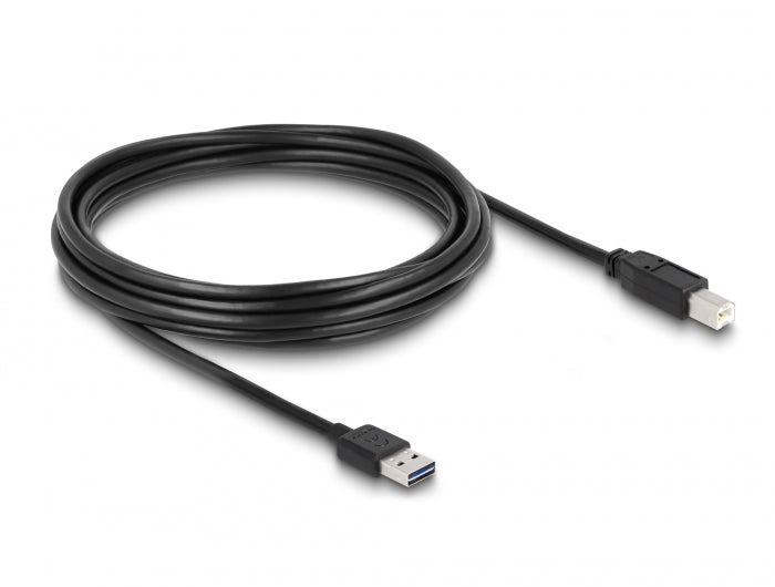 Delock Kabel EASY-USB 2.0 Typ-A Stecker > USB 2.0 Typ-B Stecker 5 m schwarz