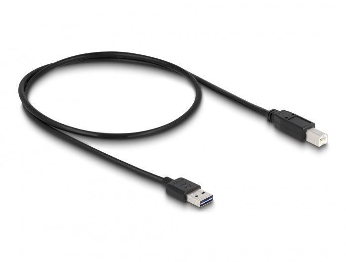 Delock Kabel EASY-USB 2.0 Typ-A Stecker > USB 2.0 Typ-B Stecker 0,5 m schwarz