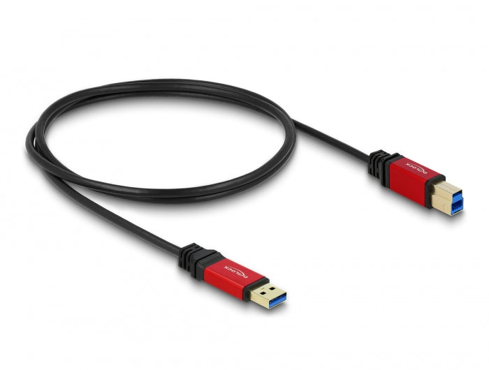Delock USB 5 Gbps Kabel Typ-A Stecker zu USB 5 Gbps Typ-B Stecker 1 m Premium