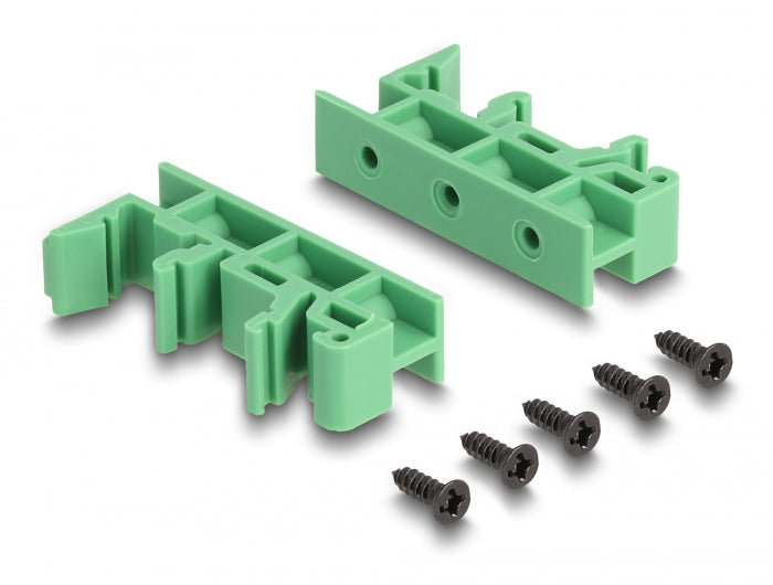 Delock D-Sub 15 Pin Buchse zu 16 Pin Terminalblock für Hutschiene
