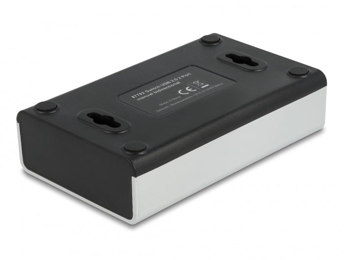 Delock Umschalter USB 2.0 mit 1 x Typ-B Buchse zu 4 x Typ-A Buchse manuell bidirektional