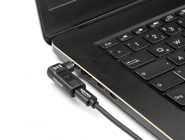 Delock Adapter für Notebook Ladekabel USB Type-C™ Buchse zu Sony 6,0 x 4,3 mm Stecker 90° gewinkelt