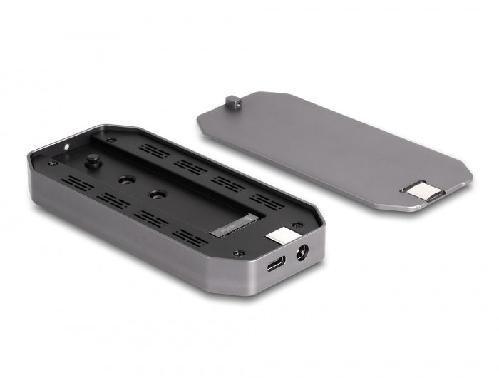 Delock Externes Gaming Gehäuse für M.2 NVMe PCIe SSD mit SuperSpeed USB 20 Gbps (USB 3.2 Gen 2x2) USB Type-C™ Buchse und RGB LED Beleuchtung