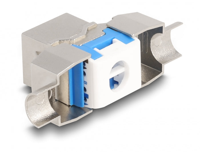 Delock Keystone Modul RJ45 Buchse zu LSA Cat.8.1 werkzeugfrei