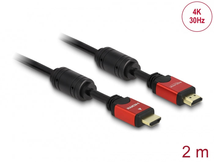 Delock HDMI Kabel 4K 30 Hz 2 m