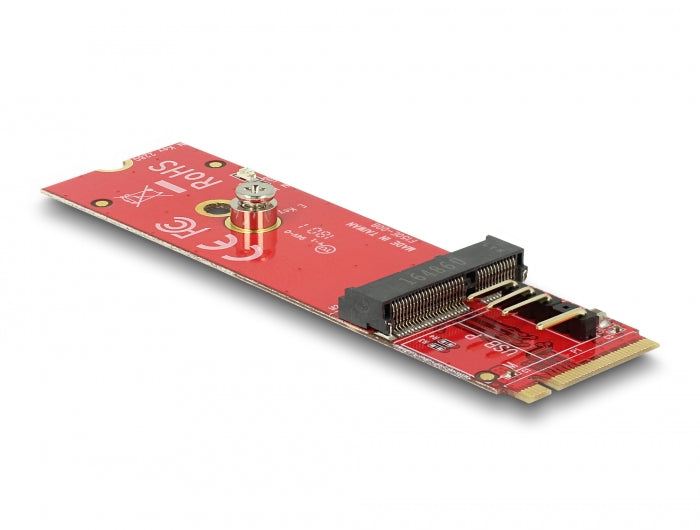 Delock Konverter M.2 Key M Stecker > M.2 Key E Slot für USB und PCIe Module